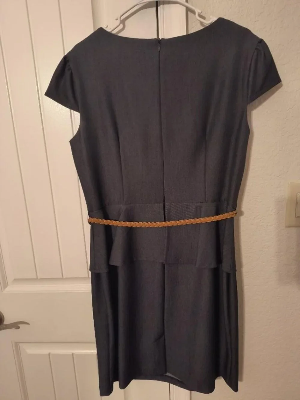 Connected Apparel Casual Blue Denim Dress Size 14P - Picture 2 of 8